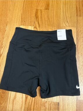Nike Black Women's Tight-Fit Bike Shorts